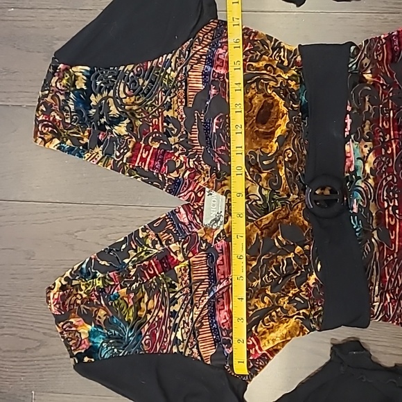 EUC Vintage s.8 Nicowa velvet tunic top - Picture 5 of 8